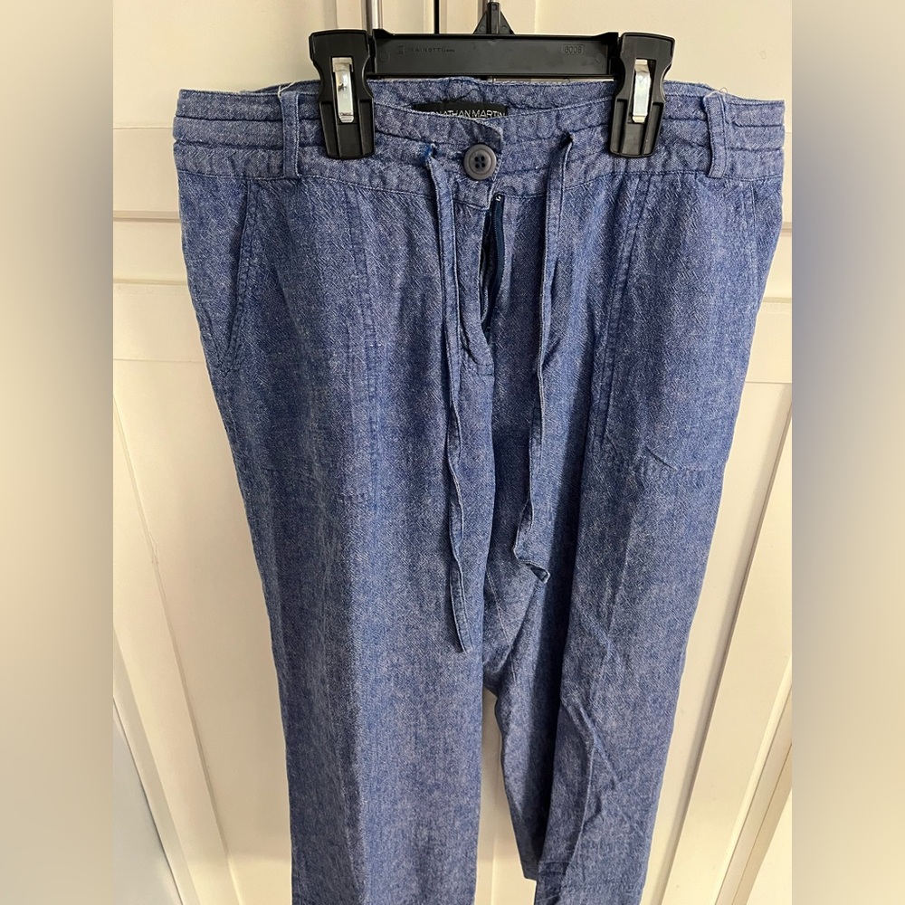 Women blue pants